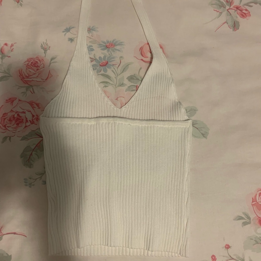 White halter top - Picture 3 of 3